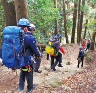 山岳遭難事故が多発