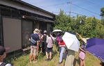 十数人のグループに分かれ現地見学が行われた