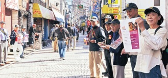 「ポリオ撲滅」ＲＣが街頭活動