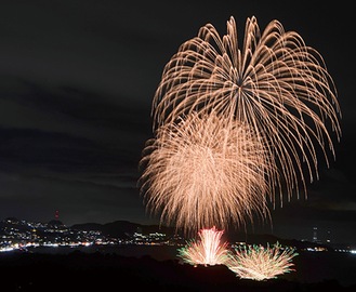 約３万人が見に訪れた昨年の花火