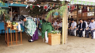 厳かに行われた海上保全祭