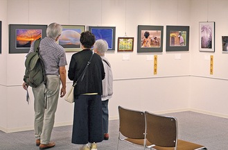 写真作品展示の様子