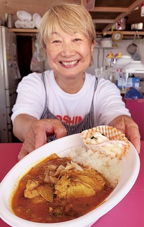 ｢かもめ＆ボサノバ｣のココナッツチキンカレー