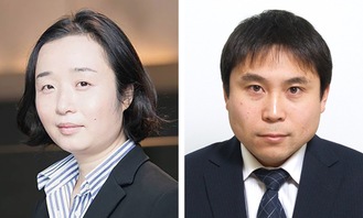 講師を務める税理士の杉田氏（右）と渡辺氏