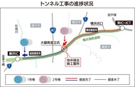 トンネル工事、あと半分