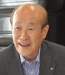 神奈川県日赤紺綬有功会会長　最上重夫氏