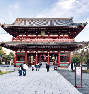 浅草の浅草寺