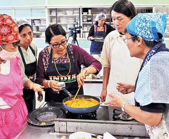 インド料理で文化交流