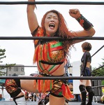 昨年の七夕プロレスに出場した松本さん