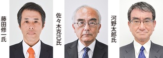 現・新３氏の争いか