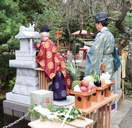 水神の社殿新たに