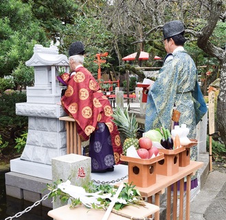 水神大神社の遷座祭の様子