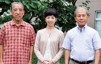 （左から）奥村さん、片倉さん、脇さん