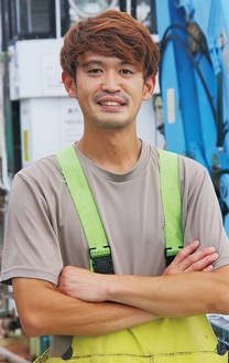 定置網漁師として働く小藤さん