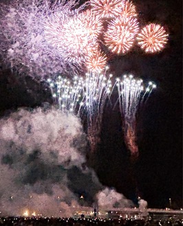 昨年は25万人が来場した酒匂川花火大会