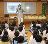 ナシ農家が出前授業