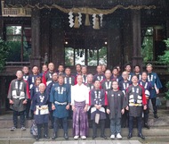 報徳二宮神社に額奉納