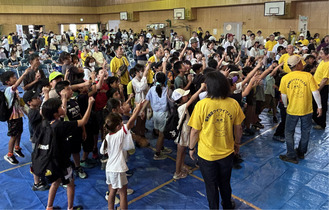 大盛況のじゃんけんぽん大会