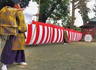 1年の吉凶占う奉射祭