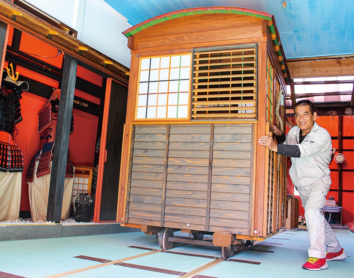 豆相人車、手作りで再現 市内在住の小嶺さん | 小田原・箱根・湯河原・真鶴 | タウンニュース