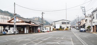 今年度の重点箇所の山北駅前