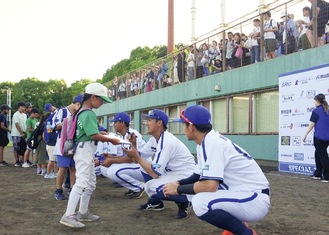 選手と交流できるチャンス