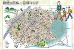 地図に石碑などをマッピング