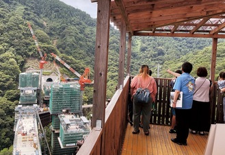 新東名建設現場を見学